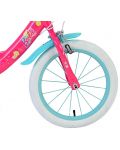 Детски велосипед с помощни колела E&L cycles - Barbie, 16'' - 7t