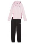 Детски спортен екип Puma - Hooded Sweatsuit , розов - 1t