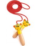 Детско въже за скачане Djeco - Лео, 2 m - 1t