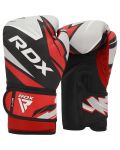Детски боксови ръкавици RDX - J11, 6 oz, червени/черни - 1t