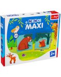 Детска мемори игра Memos Maxi - Животинки родители и деца - 1t