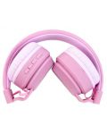 Детски слушалки PowerLocus - Louise&Mann 3, безжични, розови - 3t
