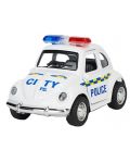 Детска играчка Raya Toys - Полицейска кола със звук и светлини, бяла - 1t