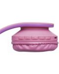Детски слушалки PowerLocus - P1 Smurf, безжични, розови - 7t