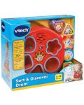 Детска играчка Vtech - Музикален барабан и сортер (на английски) - 1t