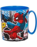 Детска чаша за микровълнова Stor Spider-Man - Streets, 350 ml - 1t