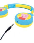 Детски слушалки Lexibook - Peppa Pig HPBT010PP, безжични, сини - 3t