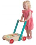 Детски дървен уолкър Tender Leaf Toys - С цветни блокчета - 6t