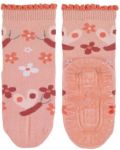 Детски чорапи със силикон Sterntaler - С пеперудки, 25/26 размер, 3-4 години - 3t