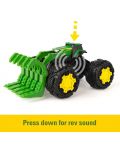 Детска играчка Tomy John Deere - Трактор, с чудовищни гуми - 4t