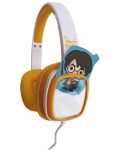 Детски слушалки Flip 'n Switch - Harry Potter, бели/жълти - 2t
