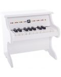 Детско дървено пиано Eurekakids, бяло - 1t