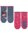 Детски чорапи с бутончета Sterntaler - За момиче 2 чифта, 25/26, 3-4 години - 3t