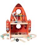 Детска дървена работилница Classic World - Ракета, с инструменти - 2t