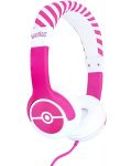 Детски слушалки OTL Technologies - Pokemon Pokeball, розови - 2t