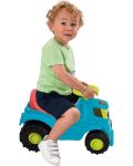Детски трактор за бутане 2 в 1 Ecoiffier - Син, с ремарке и косачка - 7t