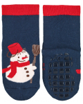 Детски чорапи с бутончета Sterntaler - Коледа, 2 чифта, 21/22, 18-24 месеца - 3t