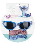 Детски комплект Cerda - Аксесоари за коса и слънчеви очила, Stitch - 1t