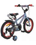 Детски велосипед Byox - Monster сив,  16′′ - 3t