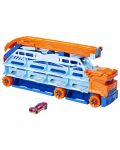 Детска играчка Hot Wheels City - Автовоз с писта за спускане, с количка - 2t