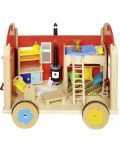 Детски комплект Goki - Строителен фургон с аксесоари - 3t