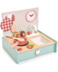 Детска дървена мини кухня Tender Leaf Toys - С аксесоари - 2t