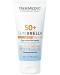 Dermedic Sunbrella Слънцезащитен крем, за кожа с напукани капиляри, SPF50+, 50 ml - 1t