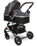 Детска количка Lorelli - Alba Premium, Steel Grey - 2t