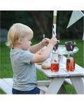 Детска дървена маса за пикник с чадър Ginger Home - 6t