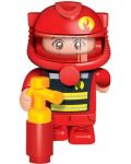 Детска играчка BanBao - Мини фигурка Пожарникар, 10 cm - 1t