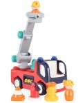 Детска играчка 2 в 1 Hola Toys - Музикална пожарна - 5t