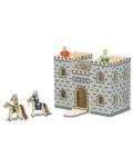 Детска дървена играчка Melissa & Doug - Рицарски замък с фигурки - 1t