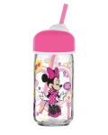 Детска бутилка за вода Disney – Мини Маус, 370 ml - 1t