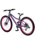 Детски велосипед Cross - Rebel girl 24''x 310, лилав - 2t