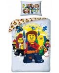 Детски спален комплект LEGO City 1048BL - 1t
