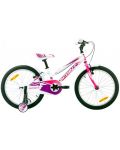 Детски велосипед SPRINT - Calypso, 20", 242 mm, розов/бял - 1t