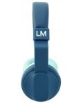 Детски слушалки PowerLocus - Louise&Mann 3, безжични, сини - 4t