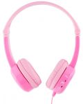 Детски слушалки BuddyPhones - Travel, розови - 3t