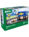 Детски комплект Brio World - Камионче за доставки - 1t