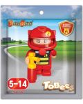 Детска играчка BanBao - Мини фигурка Пожарникар, 10 cm - 2t