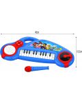 Детска играчка Lexibook - Електронно пиано Paw Patrol, с микрофон - 2t