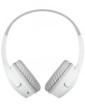 Детски слушалки Belkin - SoundForm Mini, безжични, бели/сиви - 2t