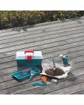 Детски комплект Klein - Градински инструменти Bosch в кутия, зелен - 5t