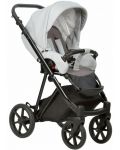 Комбинирана детска количка 3в1 Baby Giggle - Adagio, сива - 3t