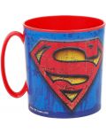 Детска чаша за микровълнова Stor - Superman, 350 ml - 2t