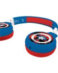 Детски слушалки Lexibook - Avengers HPBT010AV, безжични, сини - 2t