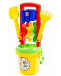 Детска играчка Polesie Toys - Плажна мелница с гребло и лопатка - 1t