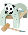 Детски дървен комплект Eichorn - Игра с чук и пейка - 3t