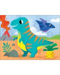 Детски пъзел Mudpuppy 4 в 1 - Приятели динозаври - 3t