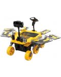 Детска играчка Raya Toys - Соларен робот, Марсоход за сглобяване, жълт, 46 части - 1t